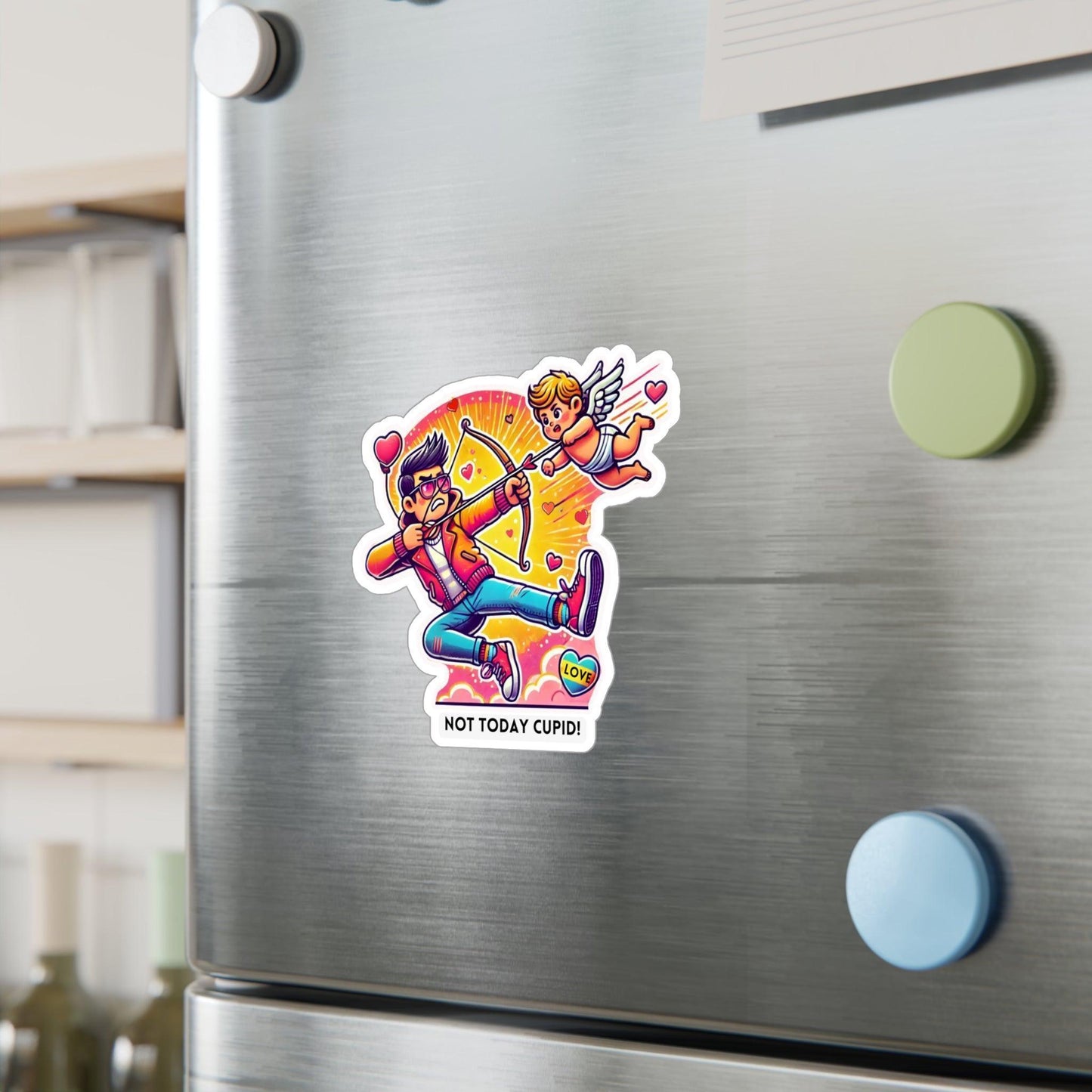 ๐น Cupid Begone! ๐น Kiss-Cut Vinyl Decal โจ Love on your own terms! - Whippie's