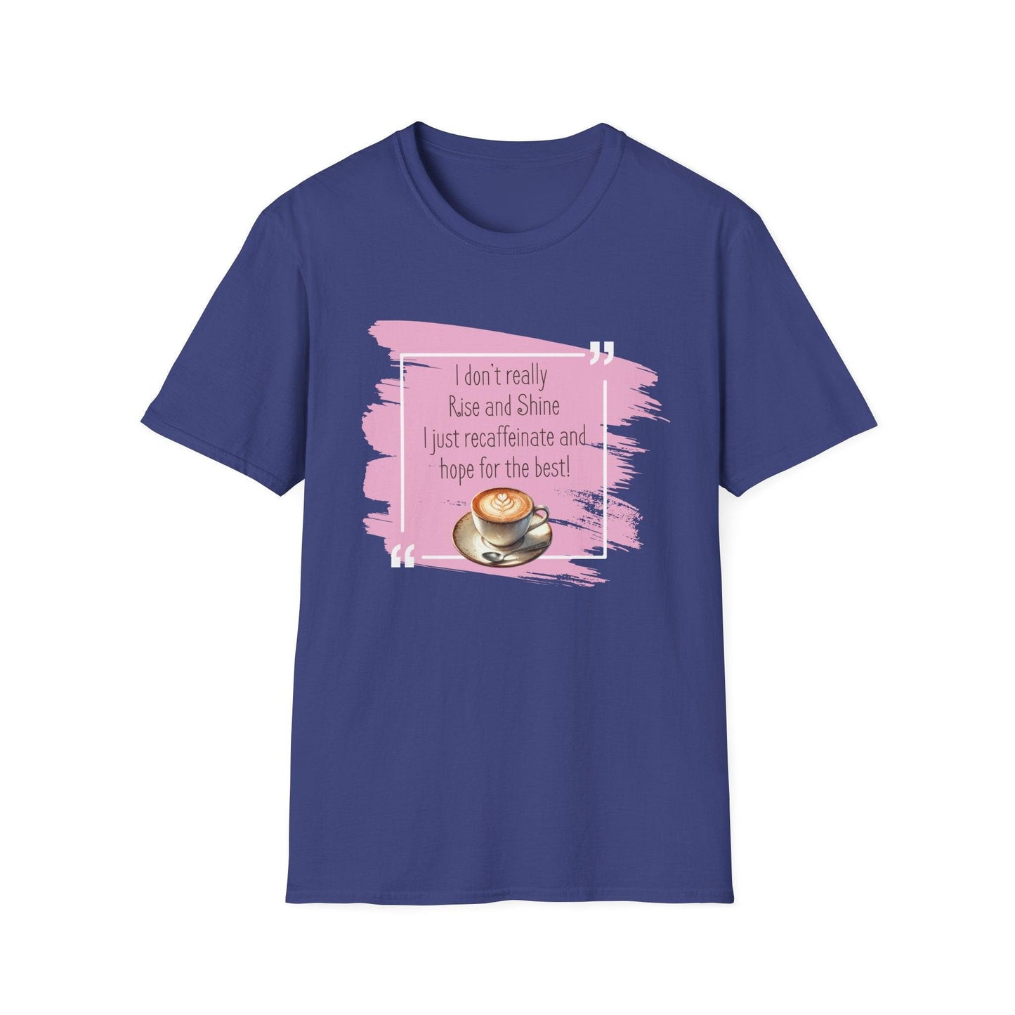 Recaffeinate & Hope Unisex Tee - But First, Coffee! ☕️💖 - Whippie's