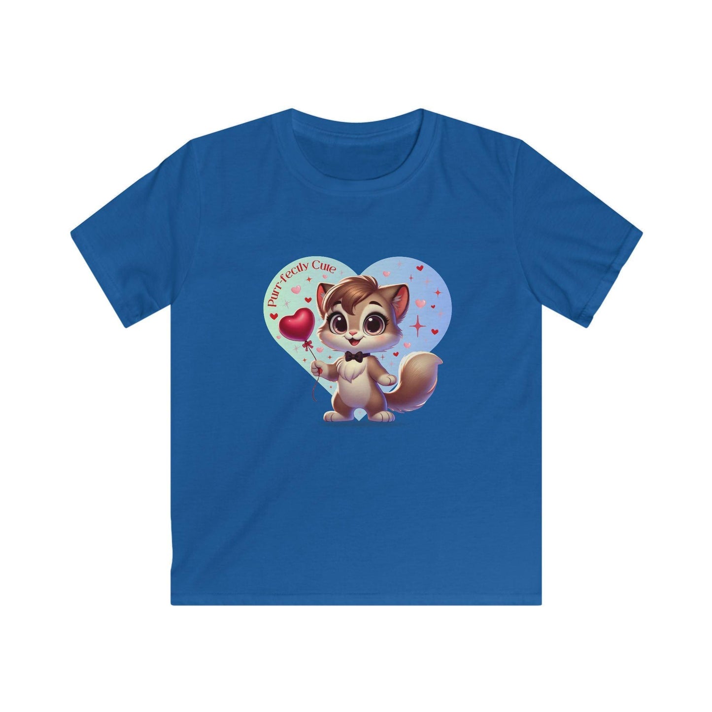 💙 Purr-fectly Cute😻 Kids Softstyle Tee ✨ Dapper style for your little man! - Whippie's