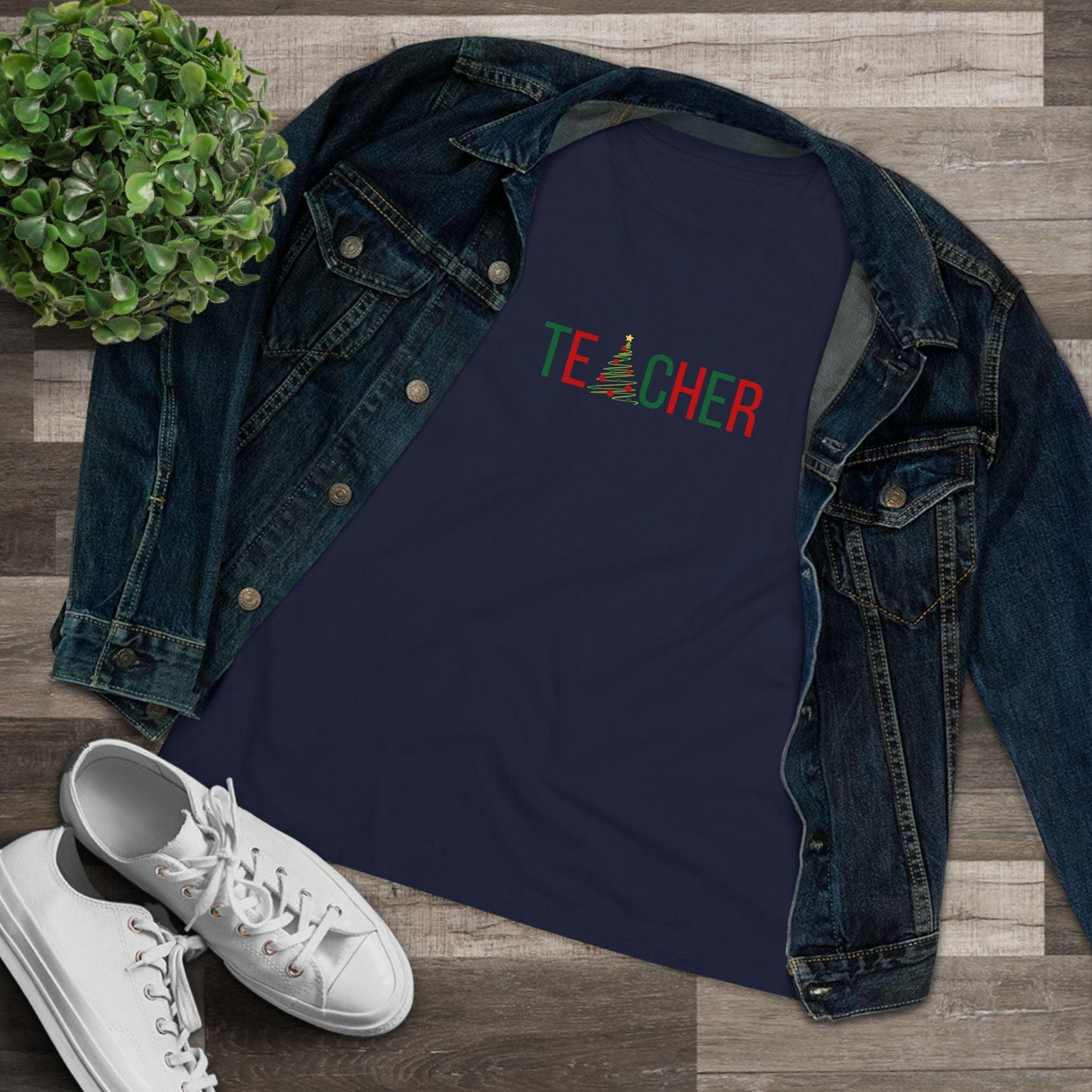 T🎄ACHER Unisex Tee - Happy Holidays from Your Favorite Teacher! 🎁 Women's Softstyle Tee - Whippie's