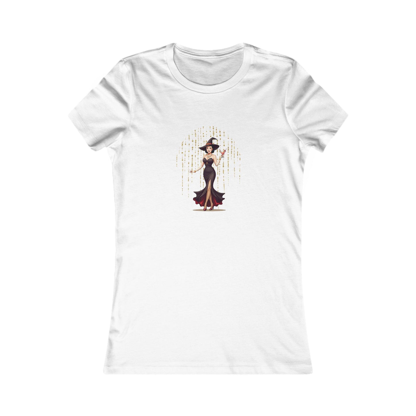 Mystic Empress: Bewitching Pinup Halloween Tee