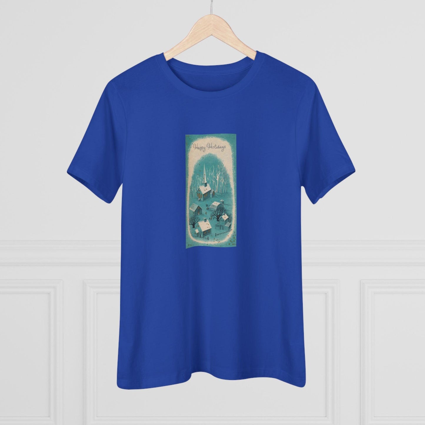 Happy Holidays - Vintage Village - Women's Tee - Whippie's