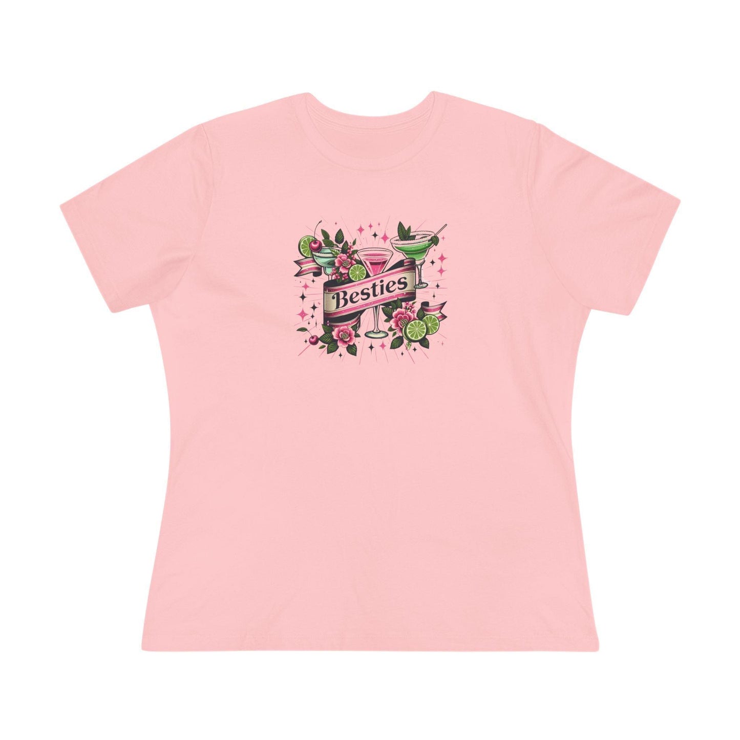 Besties - Three Cocktails - Women's Softstyle Tee - Whippie's