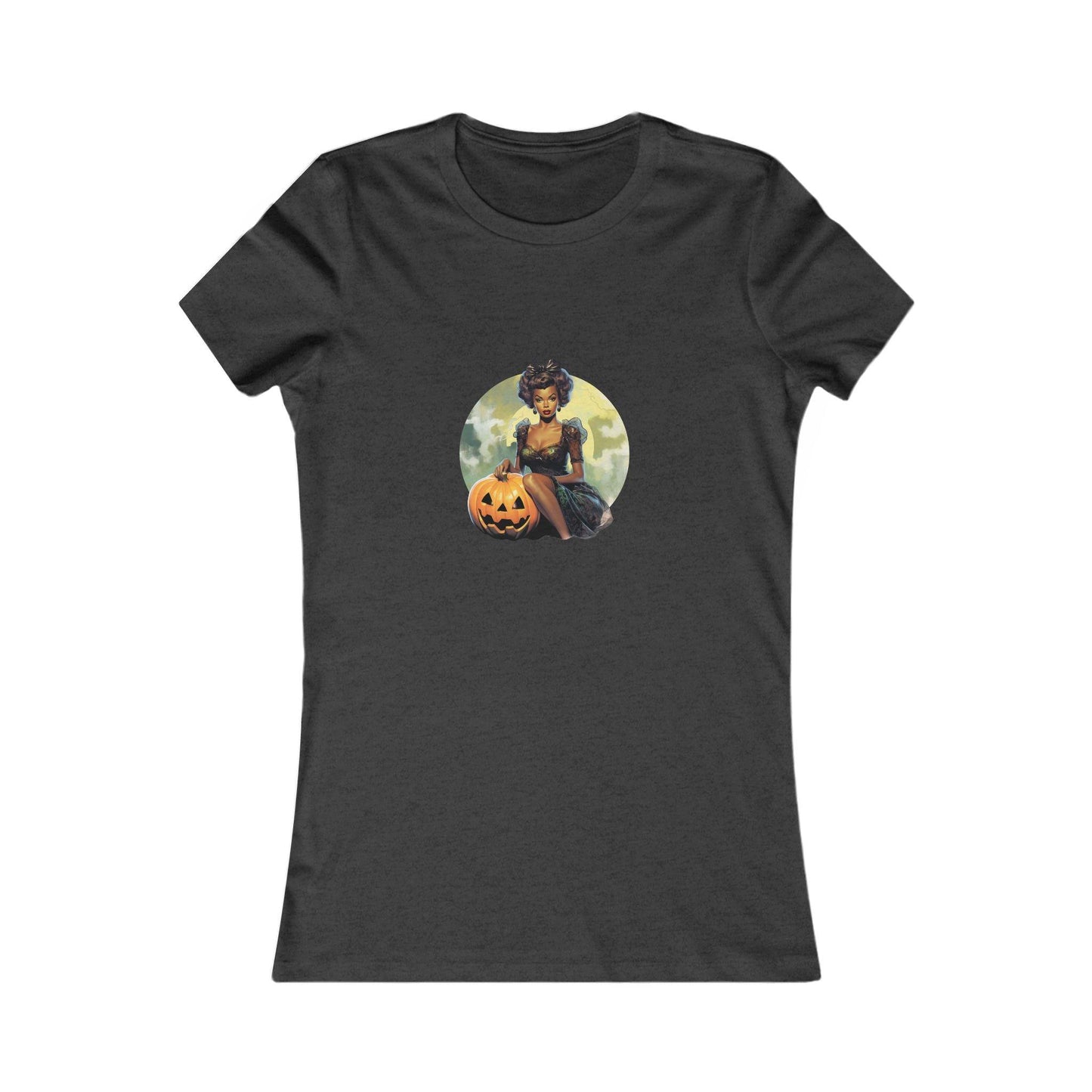 Vintage Halloween Glam Women's Favorite Tee - Spooky Chic! 🎃✨ - Whippie's