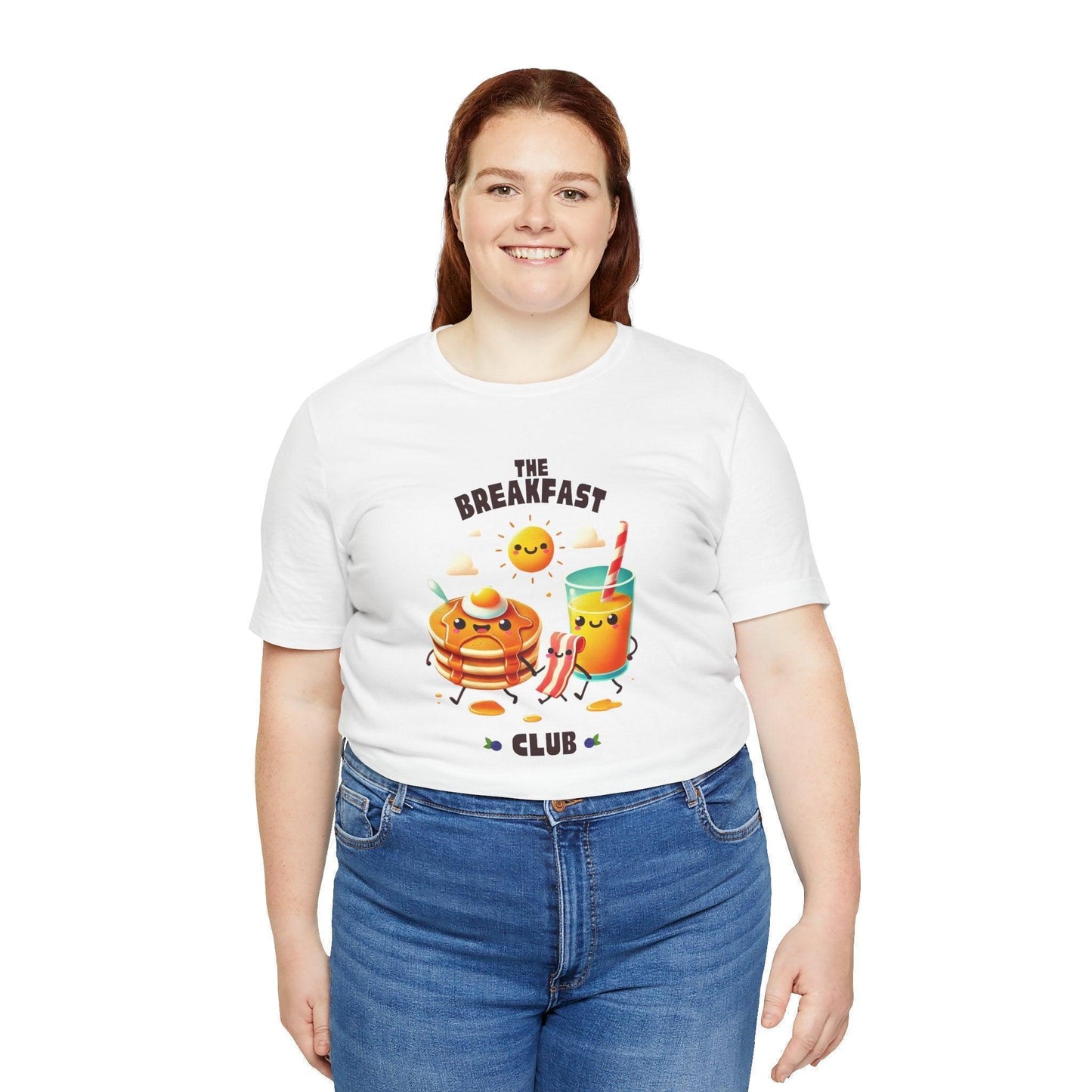 🥞 Breakfast Club 🍳 Unisex Jersey Tee ☀️ Rise and shine, breakfast time! - Whippie's