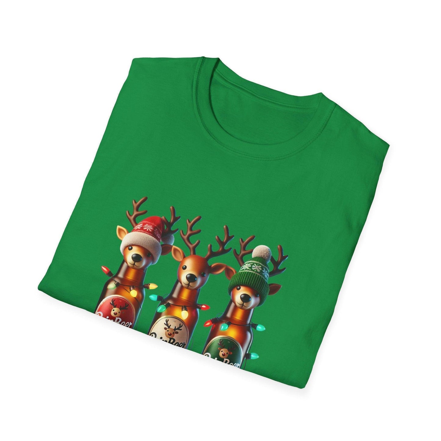Reinbeer: The 🍻 Official Beverage of the Reindeer Games 🦌 - Unisex Softstyle T-shirt - Whippie's