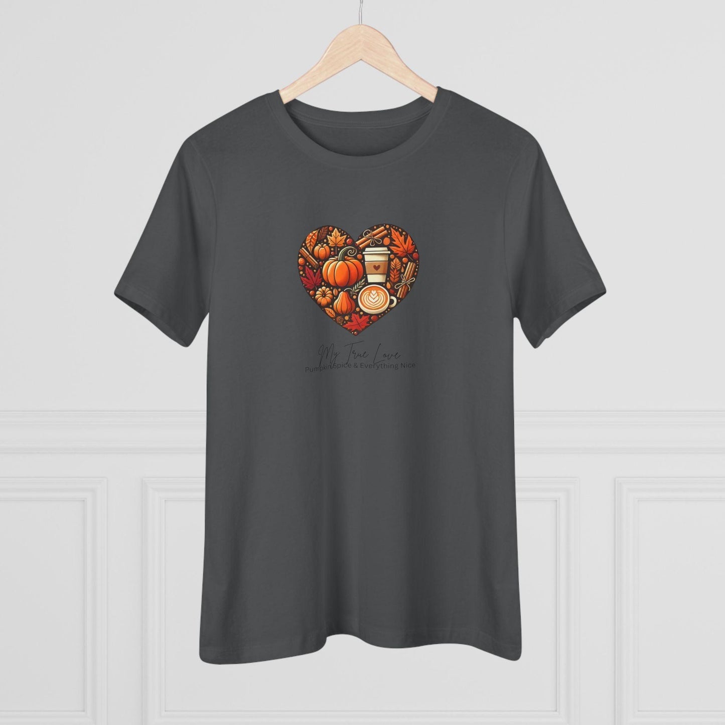 My True Love, Pumpkin Spice and Everything Nice - Women's Softstyle Tee - Whippie's