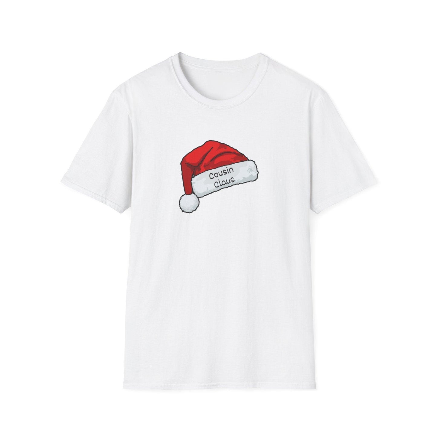 Cousin Claus: The Coolest Santa in Town ๐
- Unisex Softstyle T-shirt - Whippie's