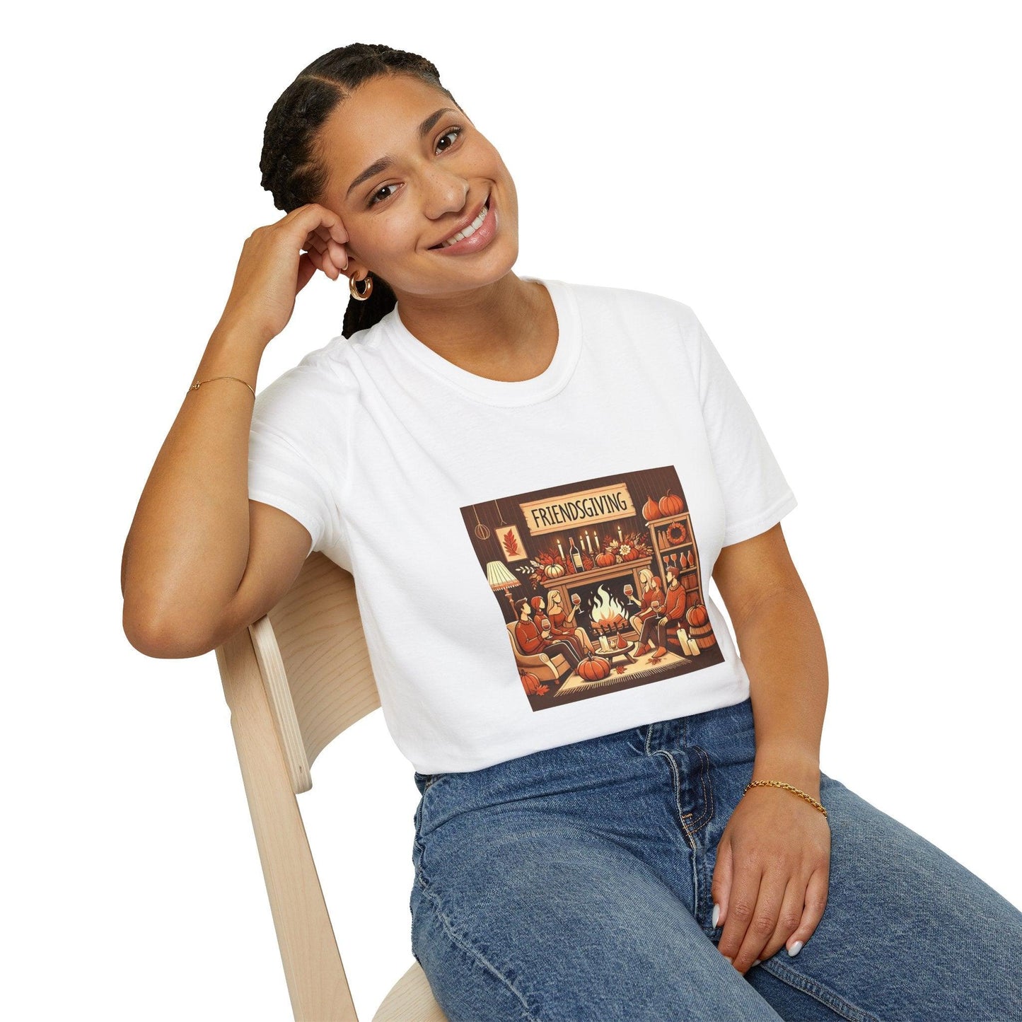 Friendsgiving Vibes - Gather & Give Thanks! š·š Unisex T-Shirt - Whippie's