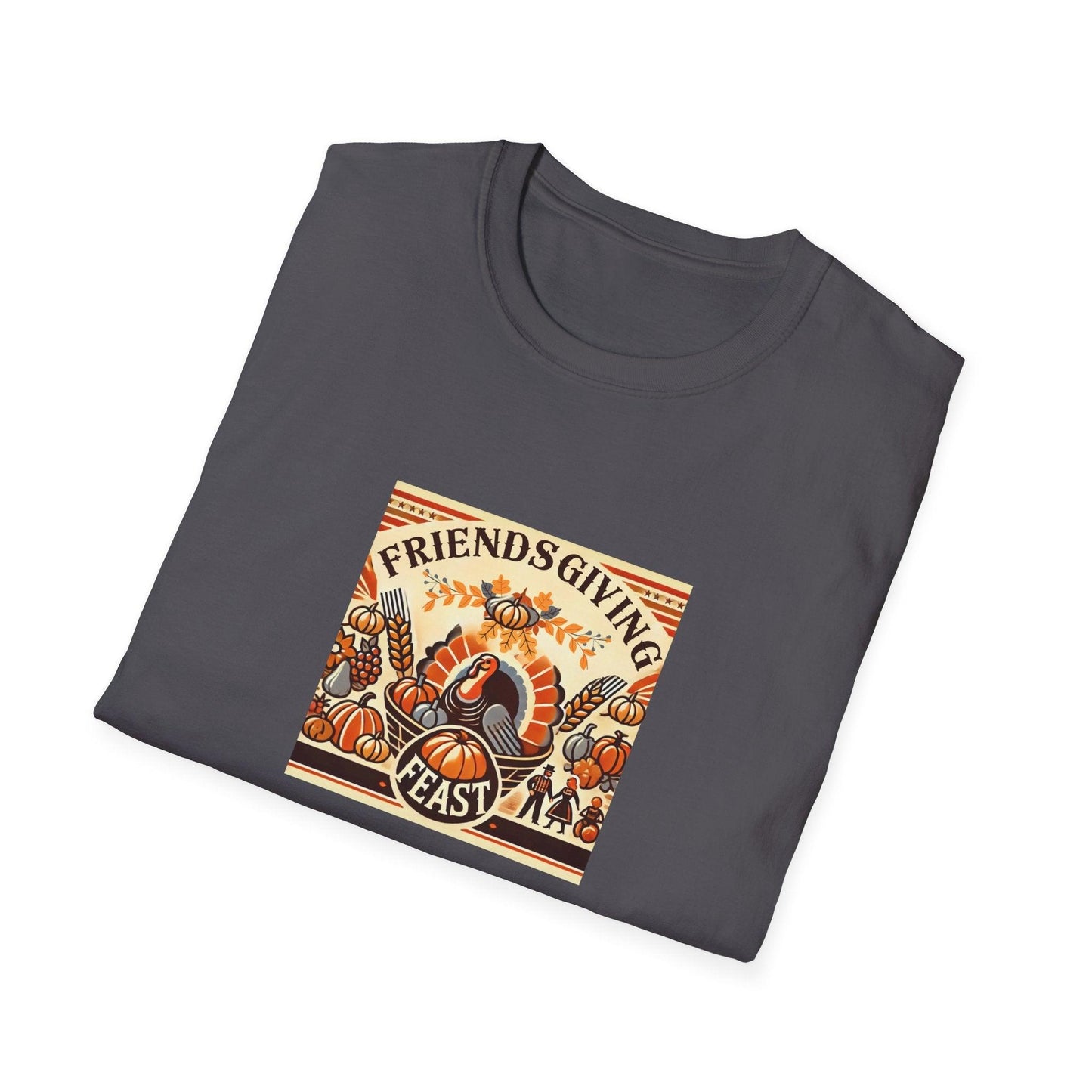 Friendsgiving Feast - A Harvest of Gratitude 🍂🦃 - Unisex T-Shirt - Whippie's