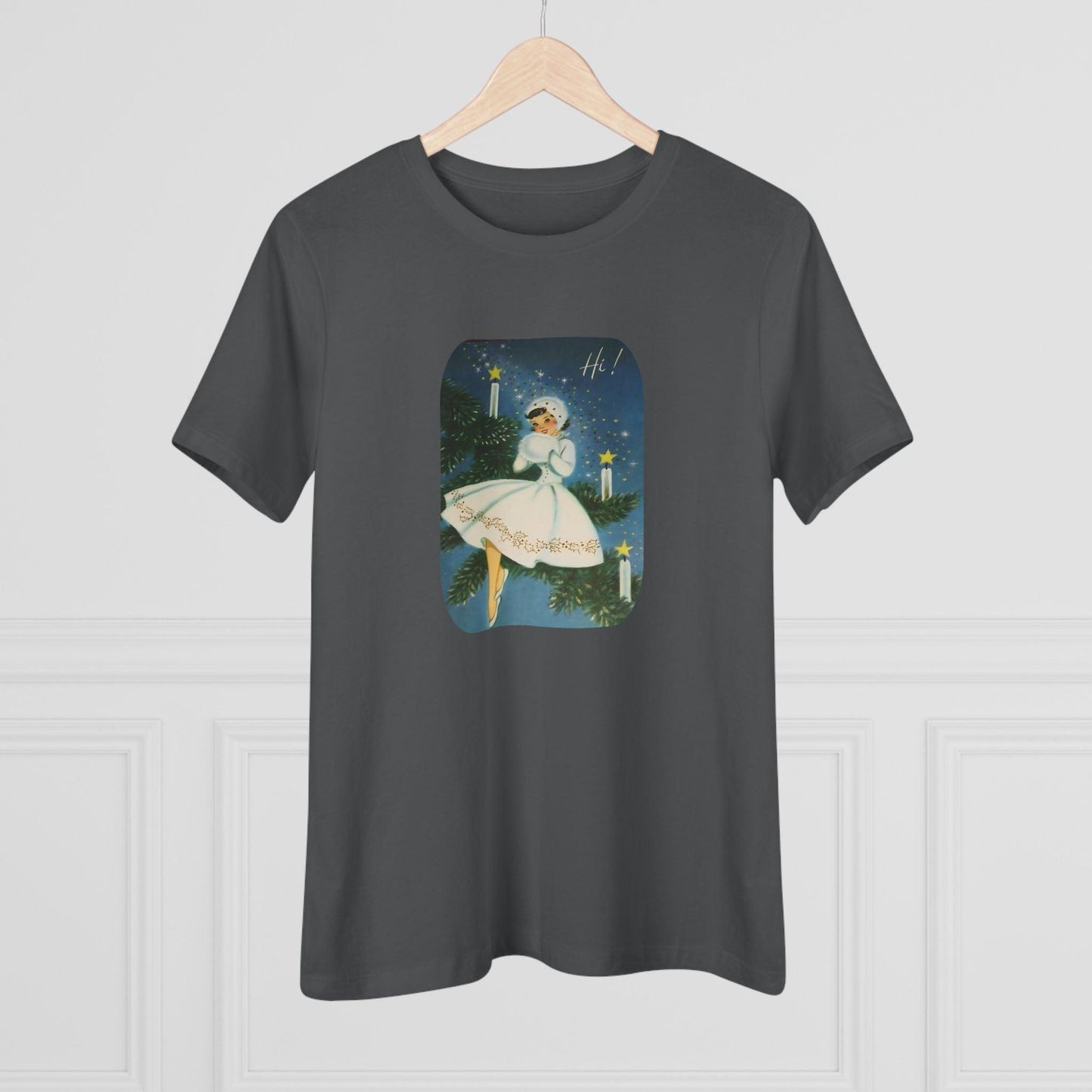 Hi! Lady in White - Women's Tee - Whippie's