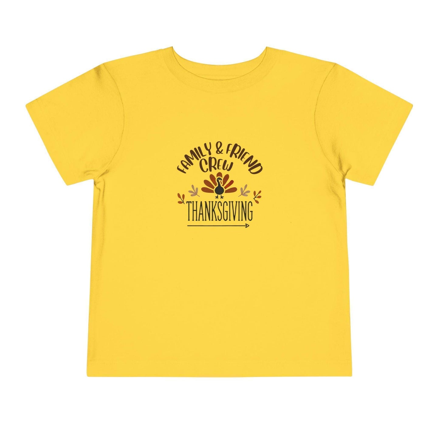 Thanksgiving Family & Friend Crew - Toddler Short Sleeve Tee - Whippie's