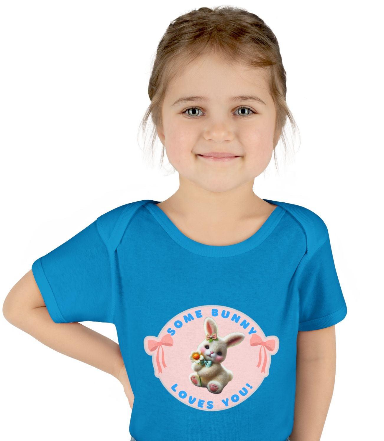 Some Bunny Loves You Baby Onesie - Hop into Easter with Adorable Style! 🐰💖 - Whippie's