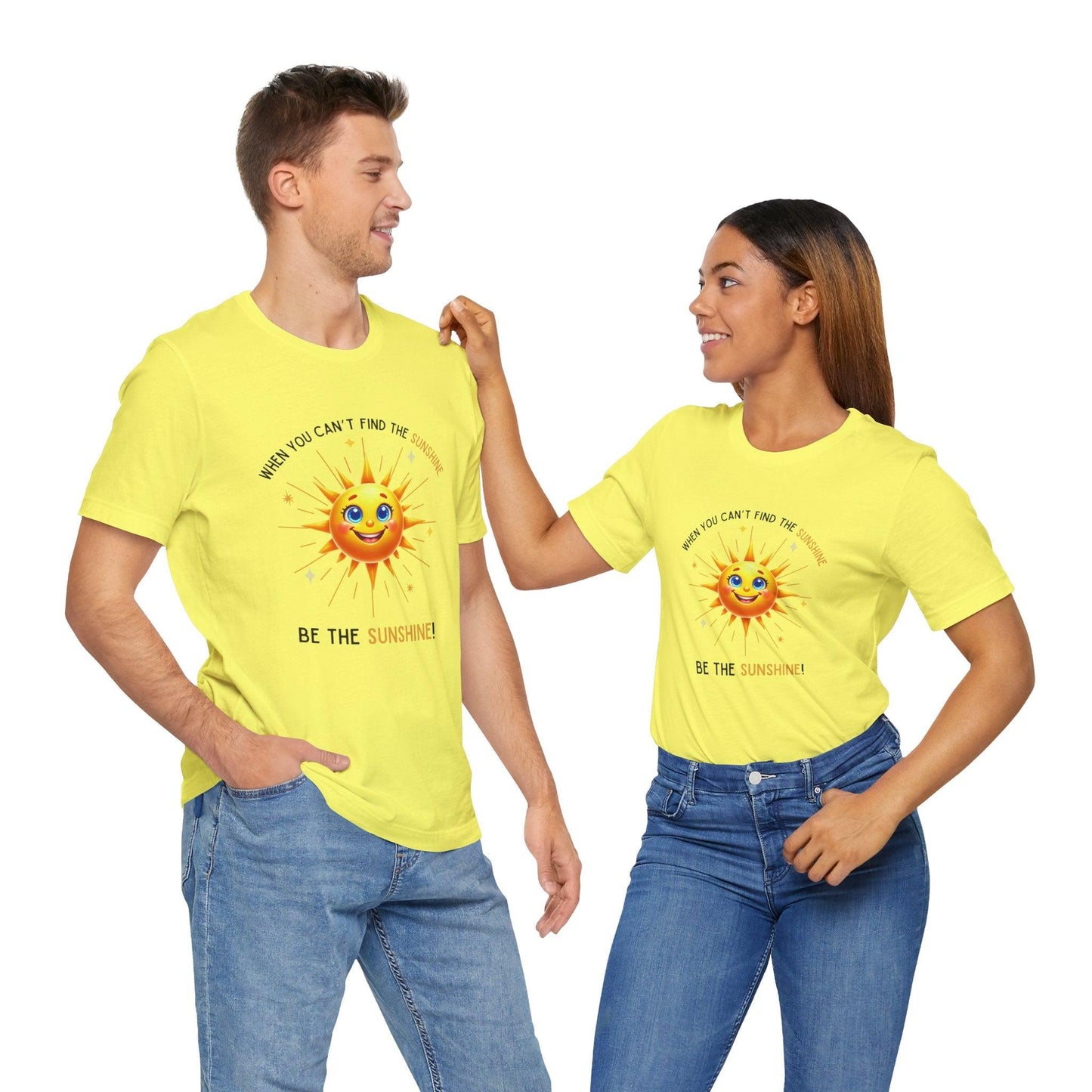 Be the Sunshine - Unisex Jersey Tee - ☀️ Let Your Inner Light Shine! ☀️ - Whippie's