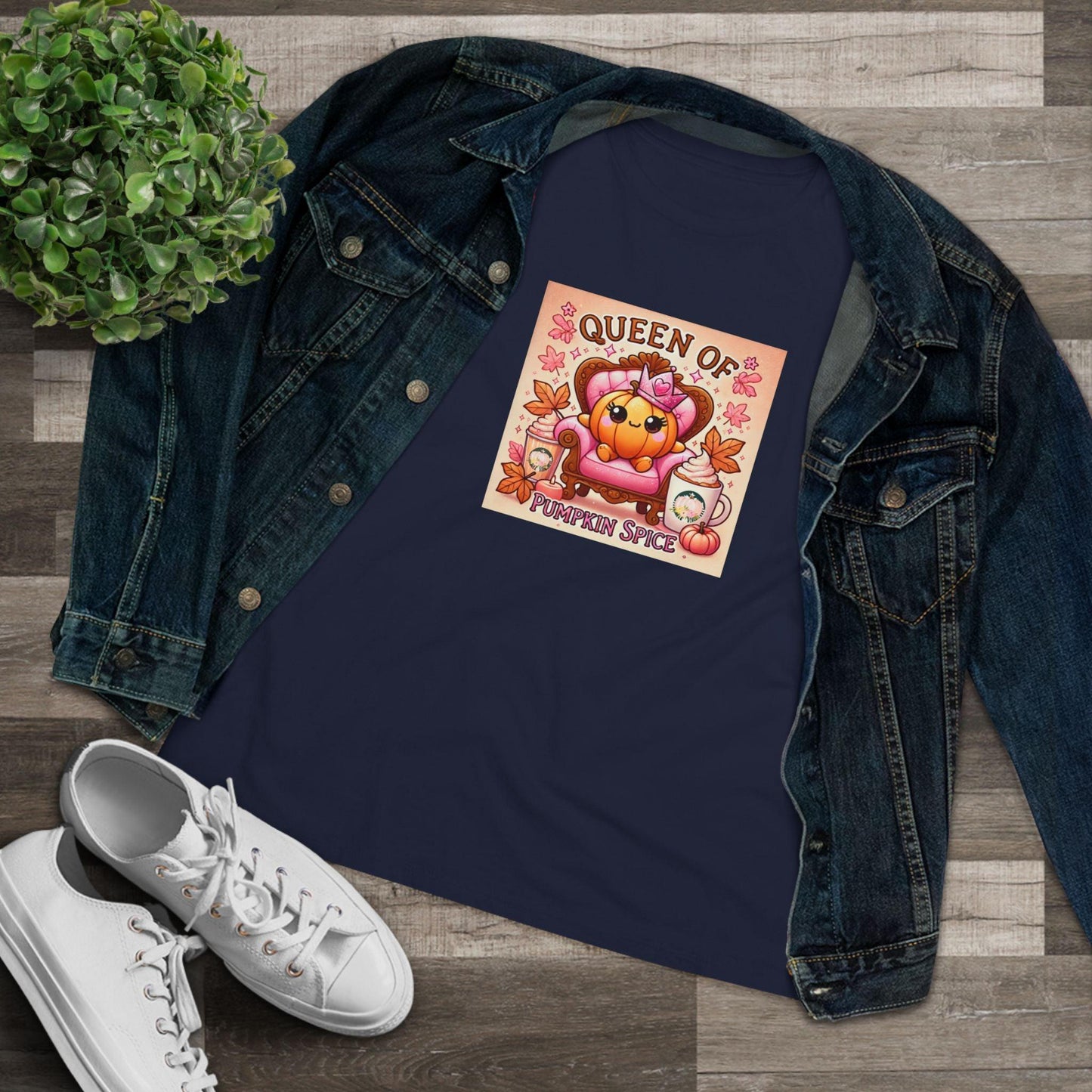 Queen of Pumpkin Spice - Women's Softstyle Tee - Whippie's