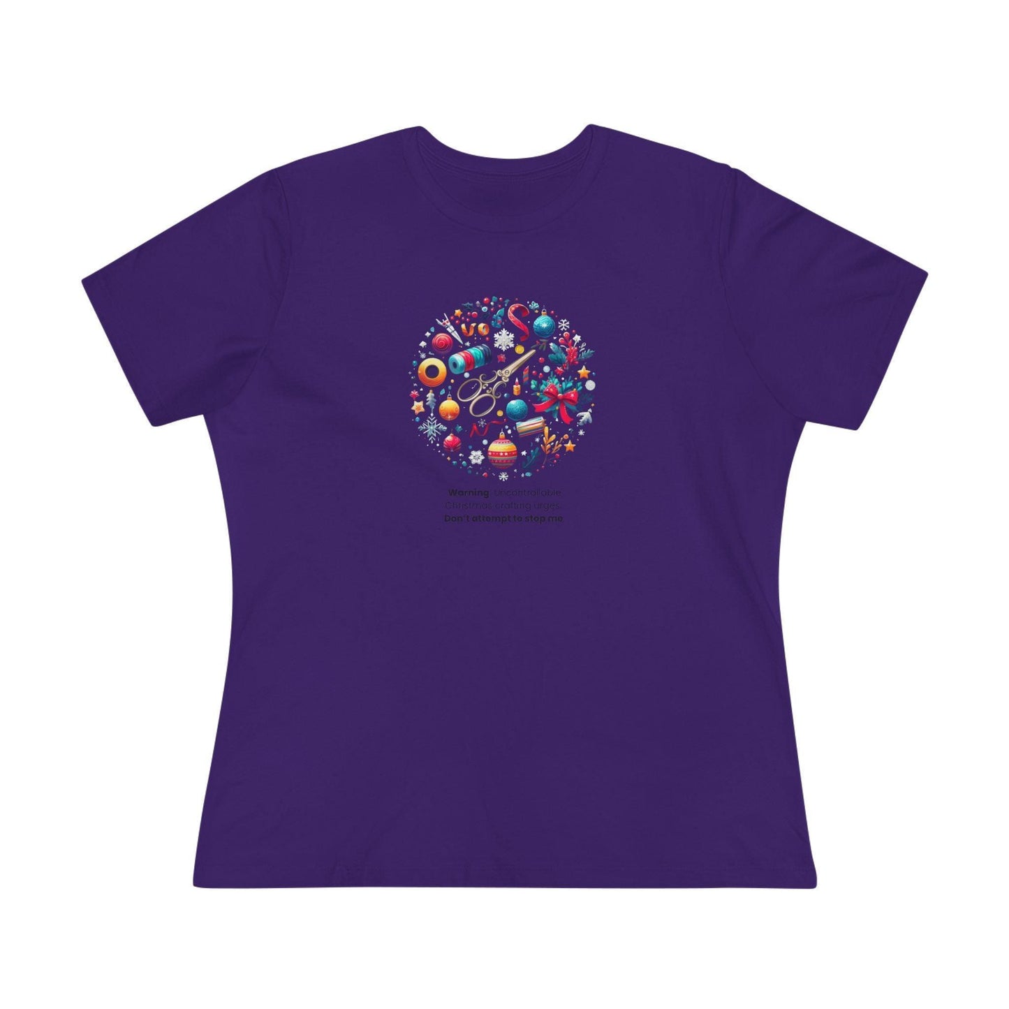 Snow Globe - Uncontrollable Urge to Craft - Women's Softstyle Tee - Whippie's