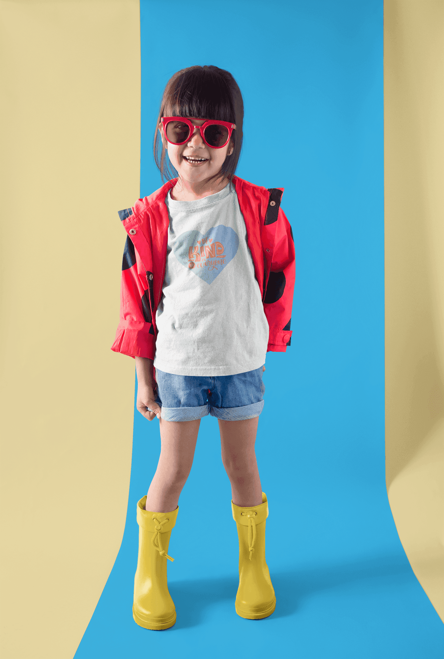 Be Kind to Everyone Kids Tee! 💙💖 - Whippie's