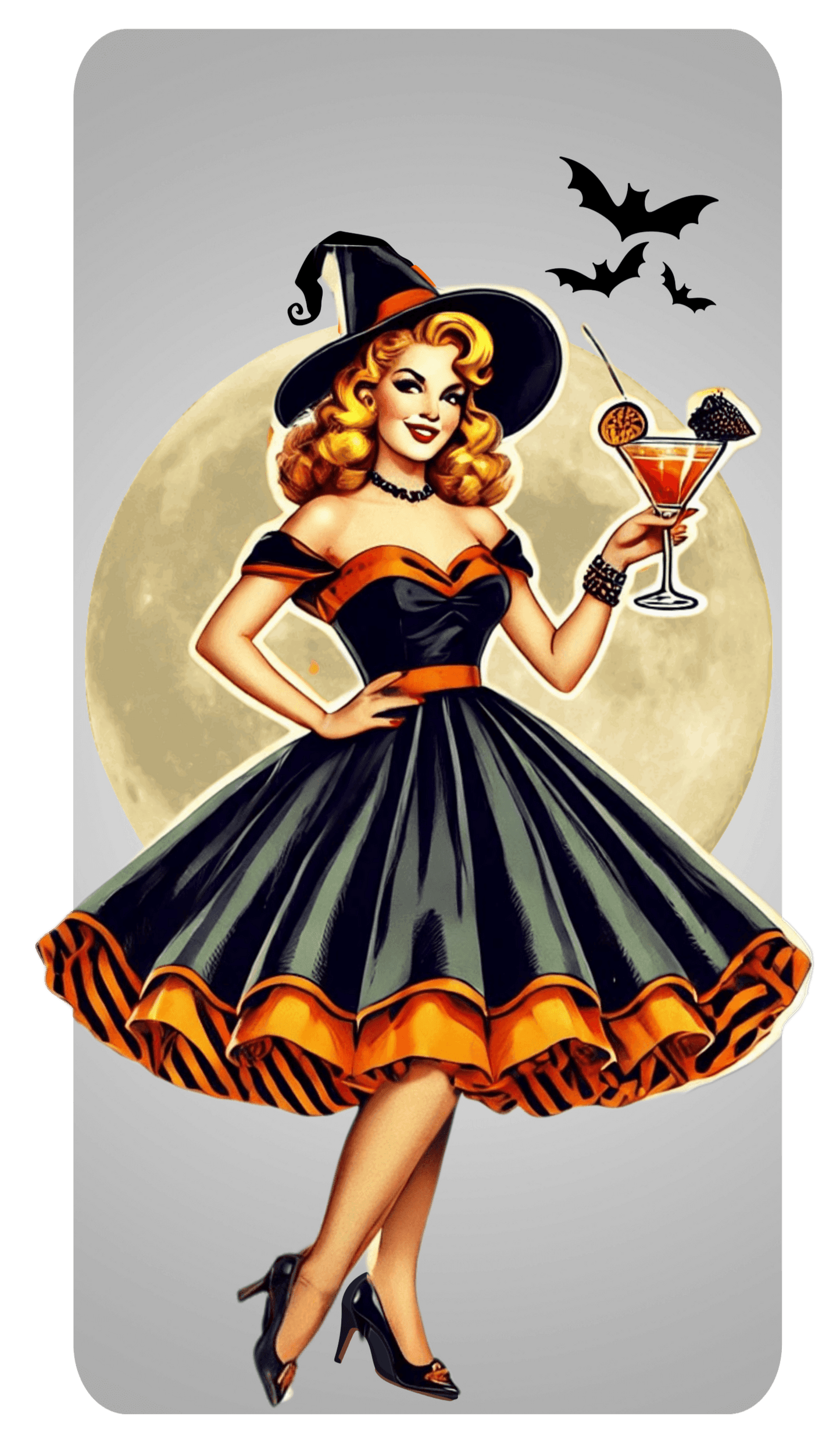 Spellbinding Style: Retro & Bewitched T-Shirt - Whippie's