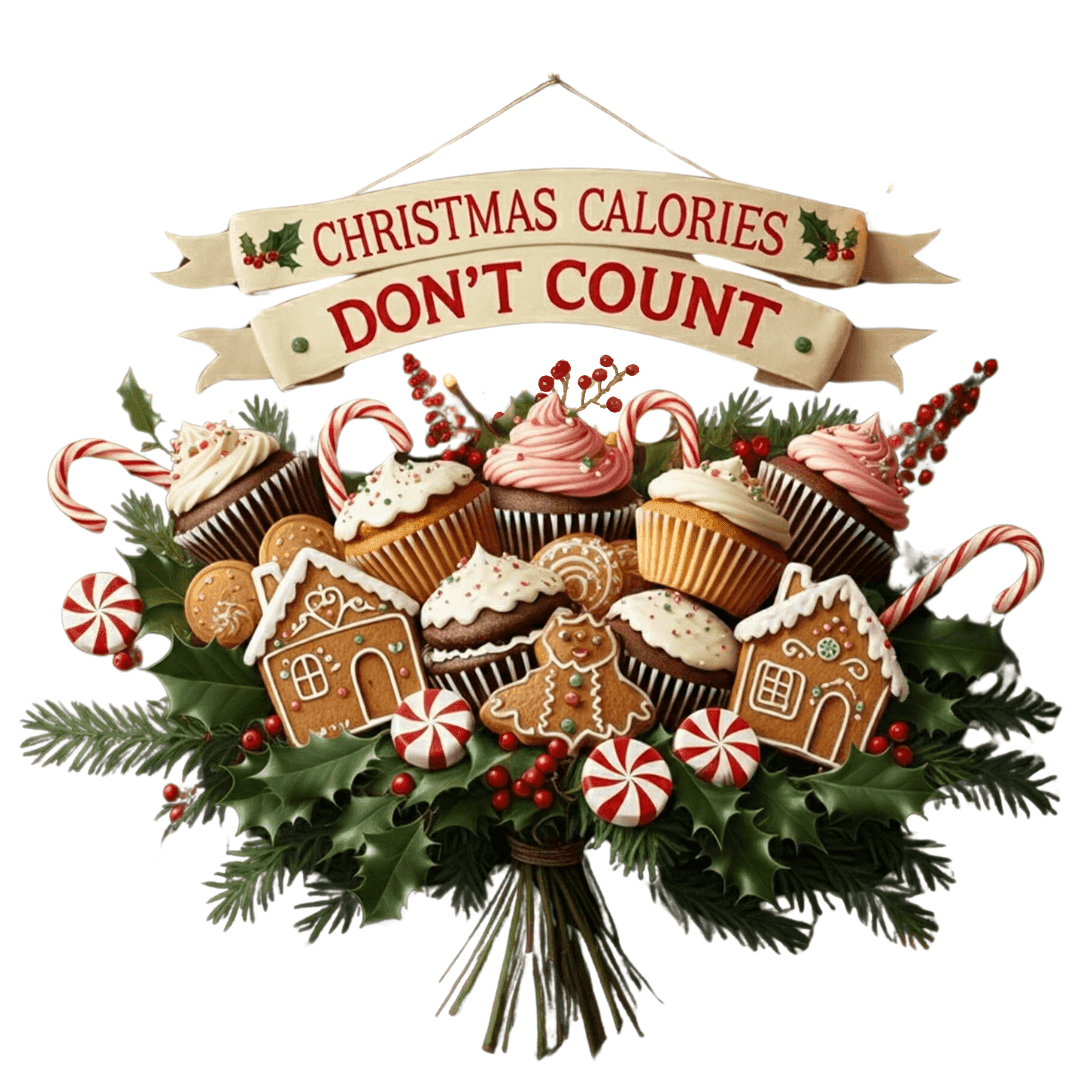 Christmas Calories Don't Count 🎅🎄 - Unisex Softstyle T-Shirt 🍪🎁 - Whippie's