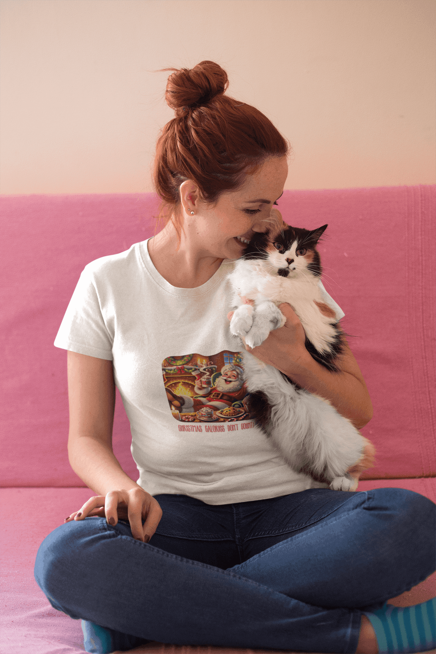 Santa: Christmas Calories Don't Count - Unisex Softstyle T-Shirt - Whippie's