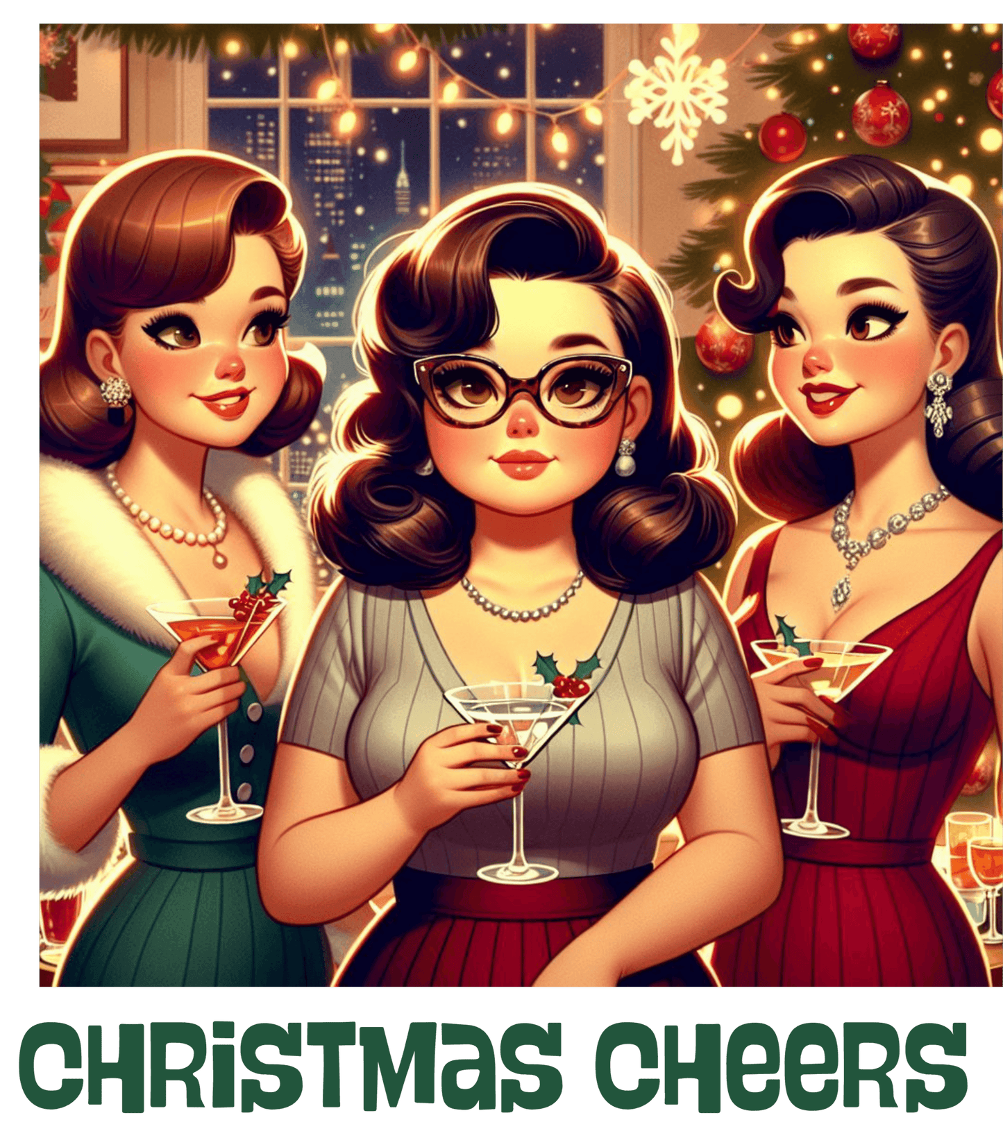 Christmas Cheers - Women's Softstyle Tee - Whippie's