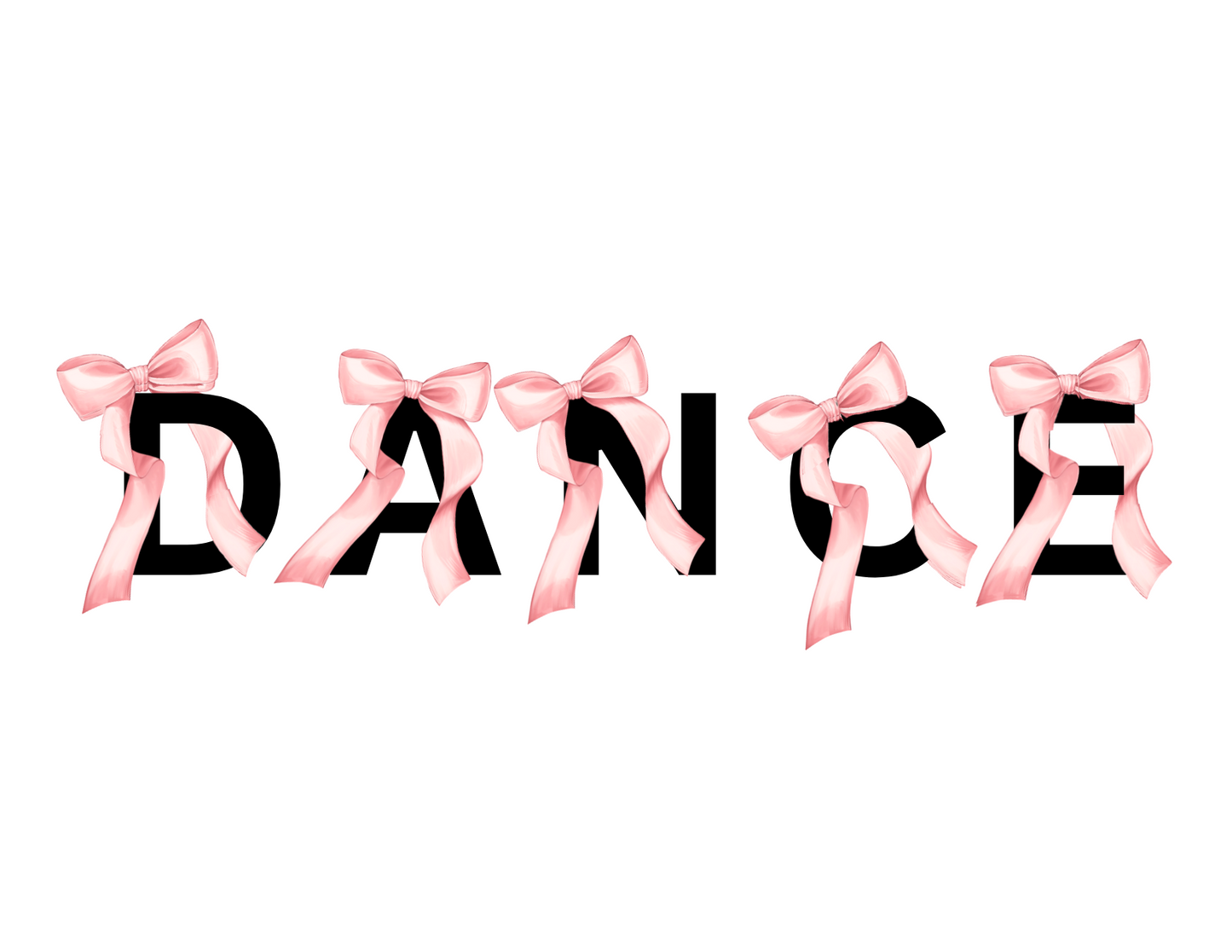 1227. DANCE Bows Large PVC Tote Bag - Transparent Inner Bag - Whippie's