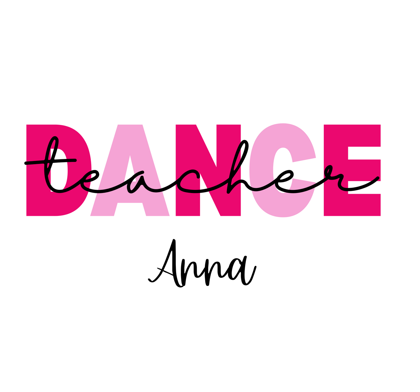 Dance Teacher Tote Bag - Personalizable