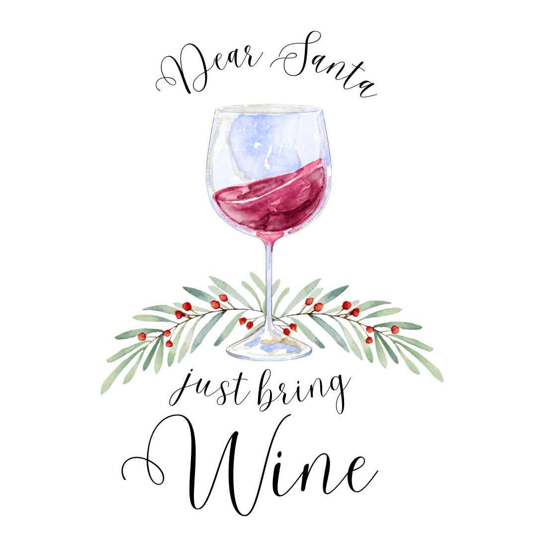 🍷💌 Dear Santa, Just Bring Wine 🎅🎄 - Women's Softstyle Tee - Whippie's
