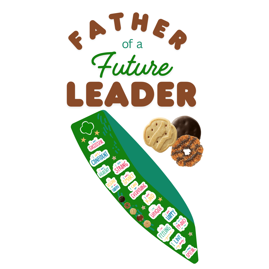 Father of a Future Leader - Unisex Jersey Tee - Smart, Brave, & Cookie-Powered! - Whippie's