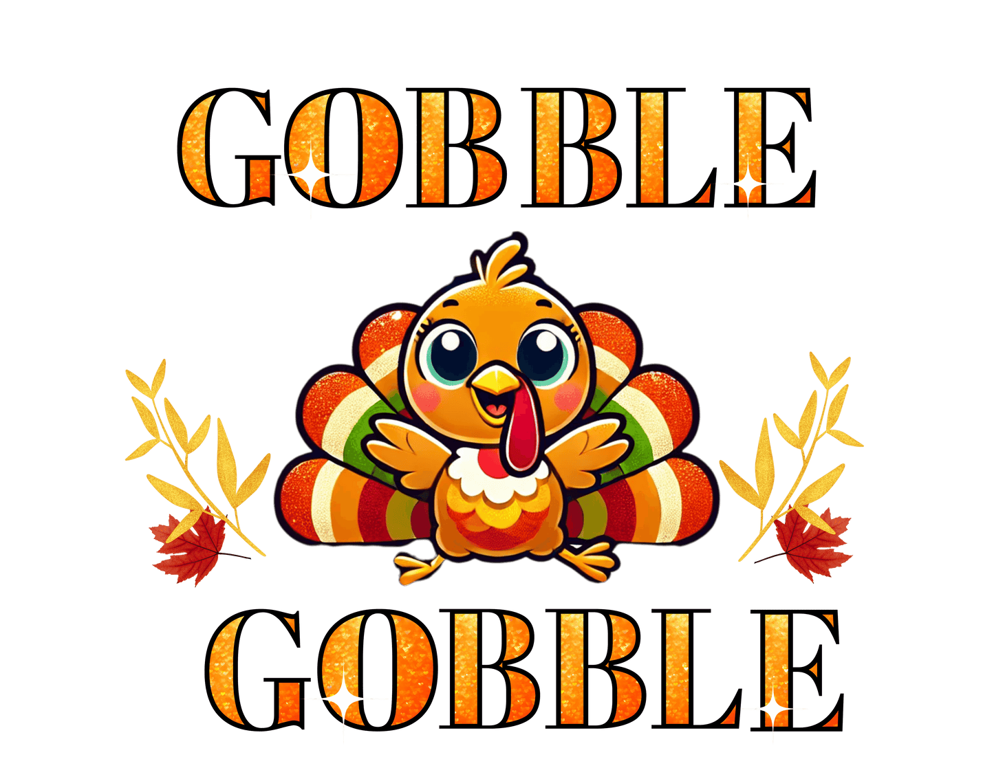 GOBBLE GOBBLE - Toddler Short Sleeve Tee - Whippie's