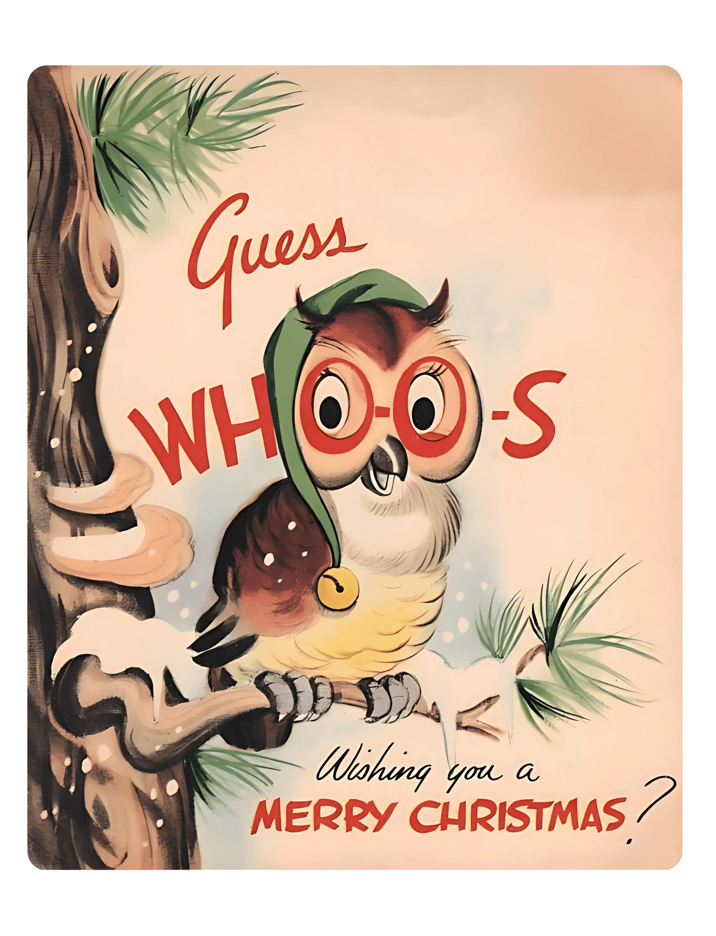 Guess Whoos Wishing you a Merry Christmas - Women's Tee - Whippie's