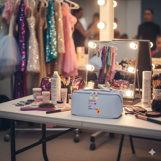 Weekends, Besties, & Dance Comps PU Leather Cosmetic Bag