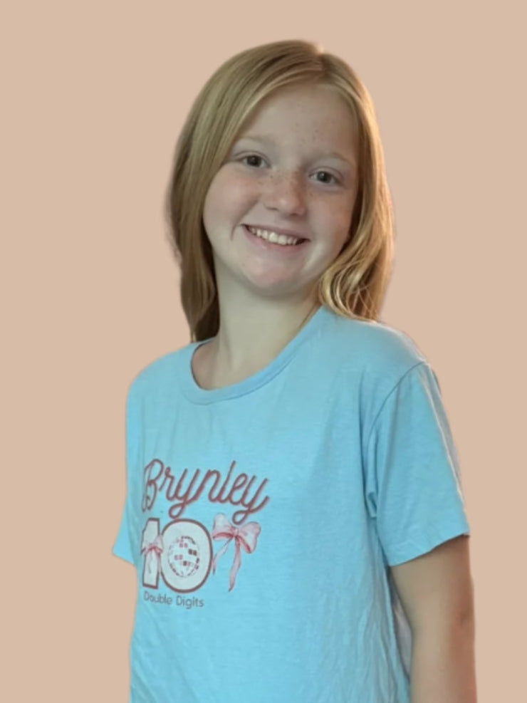 Shine Bright: Birthday Youth Tee - Personalizable - Whippie's