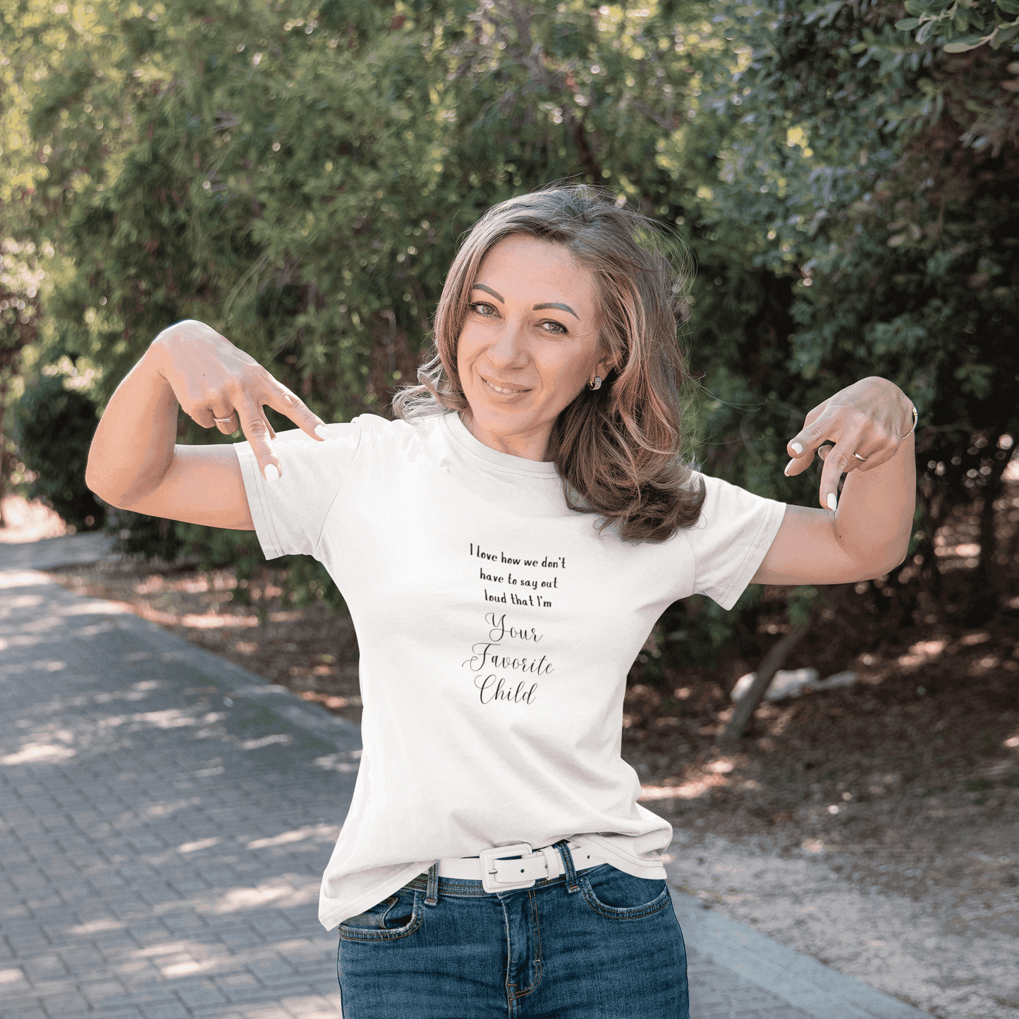I Love How We Don't Have to Say Out Loud That I'm Your Favorite Child 🤫 - Unisex Softstyle T-Shirt 👕 - Whippie's