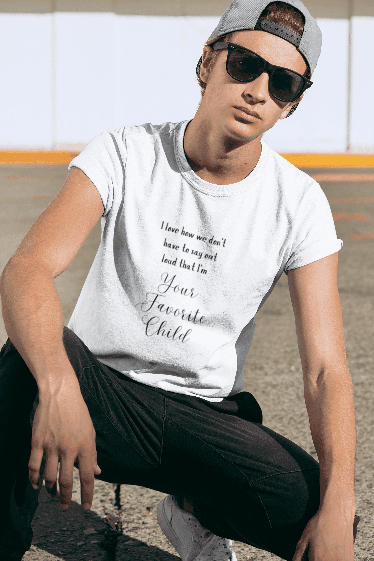 I Love How We Don't Have to Say Out Loud That I'm Your Favorite Child 🤫 - Unisex Softstyle T-Shirt 👕 - Whippie's