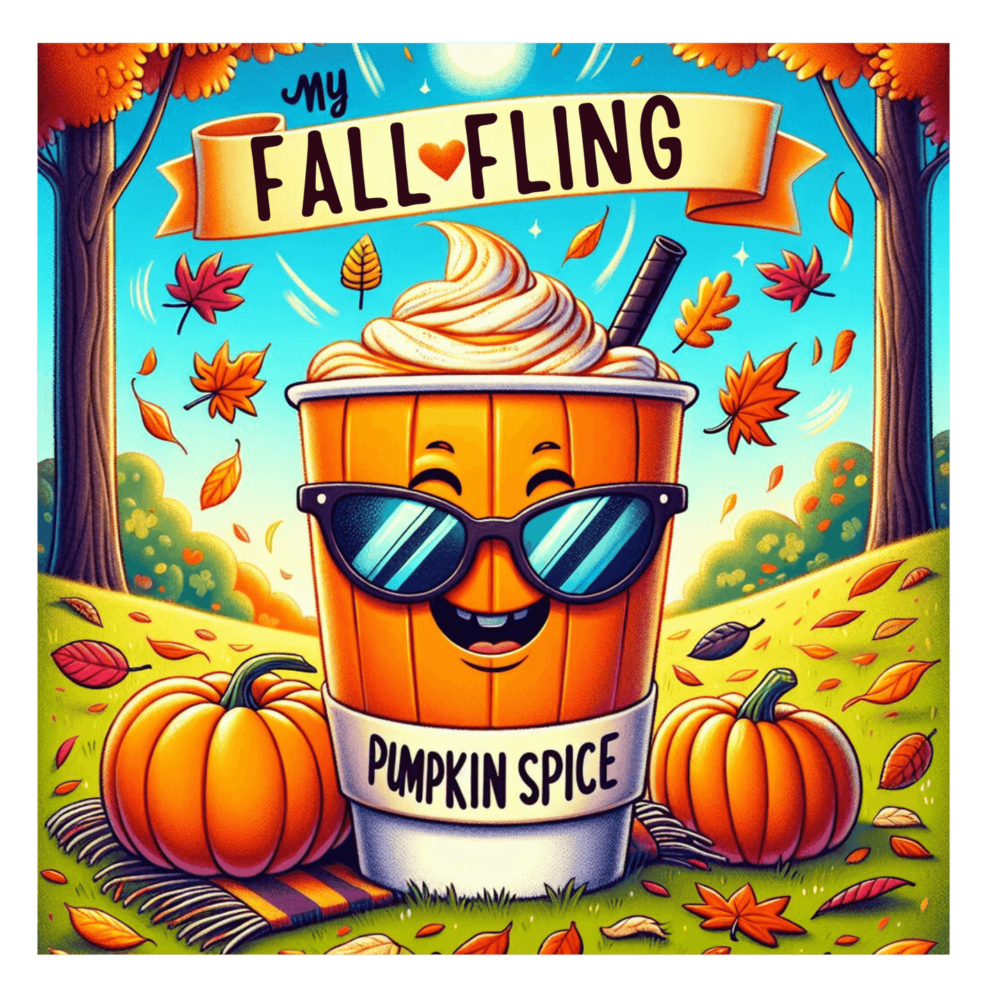My Fall Fling: Pumpkin Spice - Women's Softstyle Tee - Whippie's