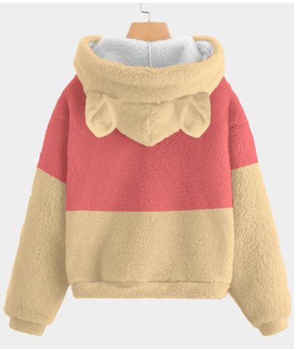 Winnie the Pooh Ultra-Soft Borg Fleece Hoodie with Ears - Whippie's