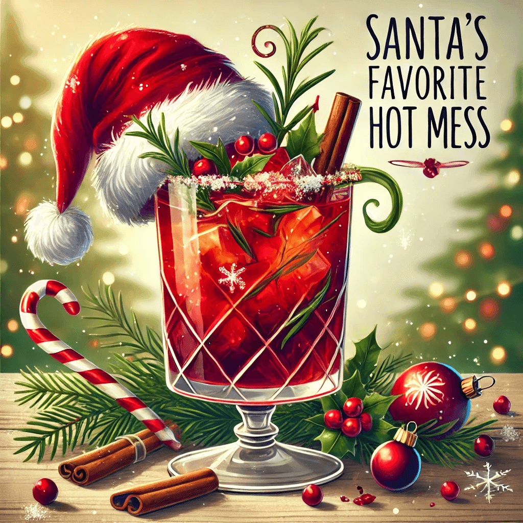 Santa's Favorite Hot Mess 🎅🎄🍹 - Unisex Softstyle T-shirt - Whippie's