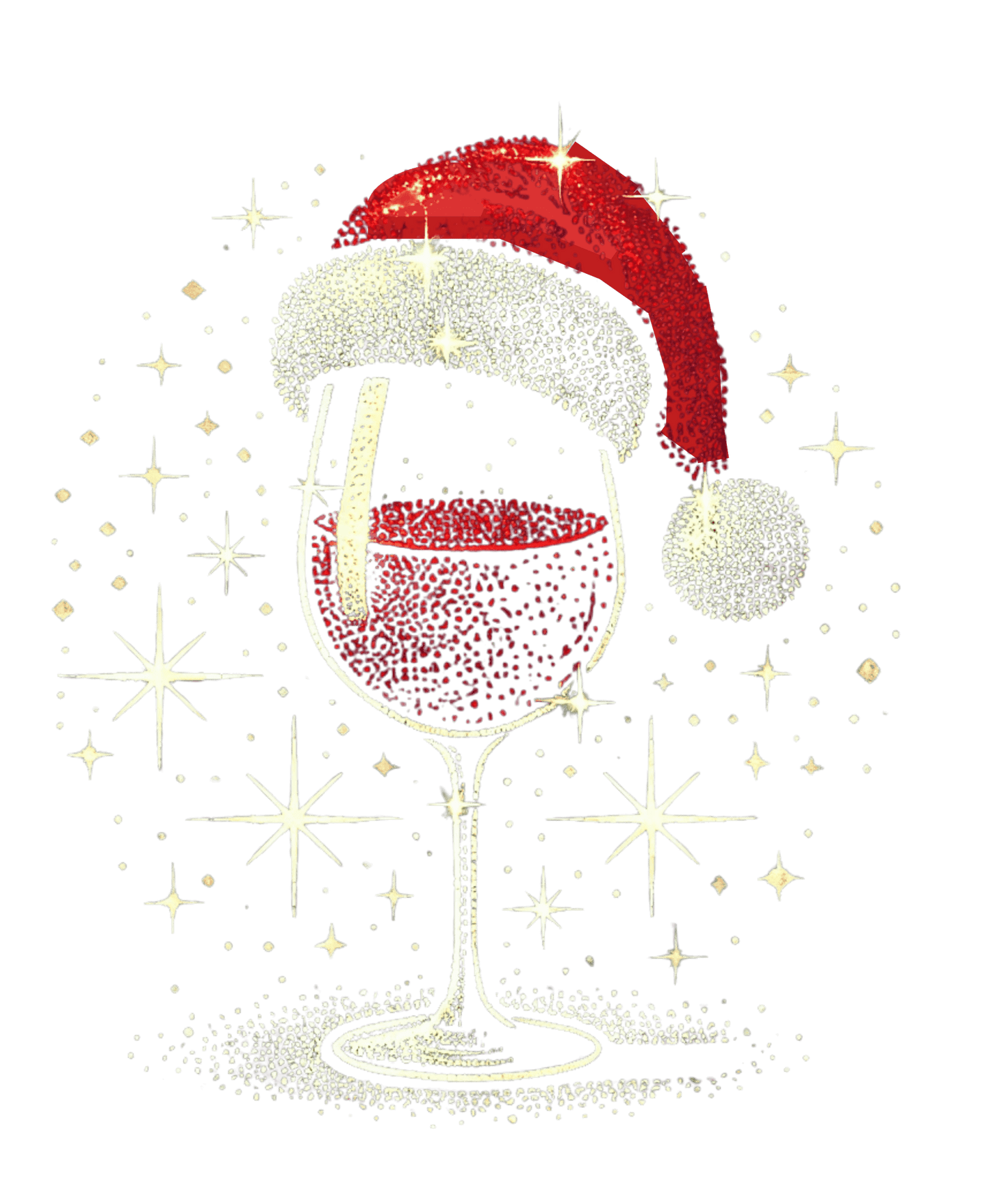Wine & Christmas Cheer- Women's Softstyle Tee - Whippie's