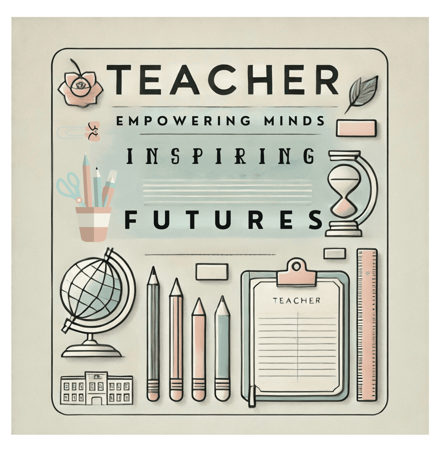 Teacher, Empowering Minds, Inspiring Futures - Unisex T-Shirt - Whippie's