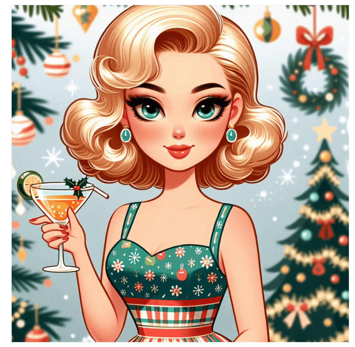 Yuletide Babe - Women's Softstyle Tee - Whippie's