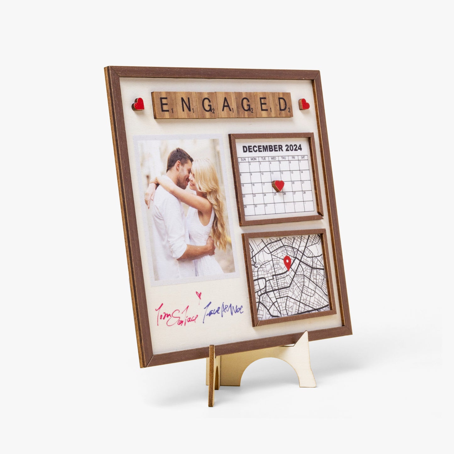 1207. Special Event Frame – Engagement, Wedding, Anniversary Gift - Personalizable - Whippie's