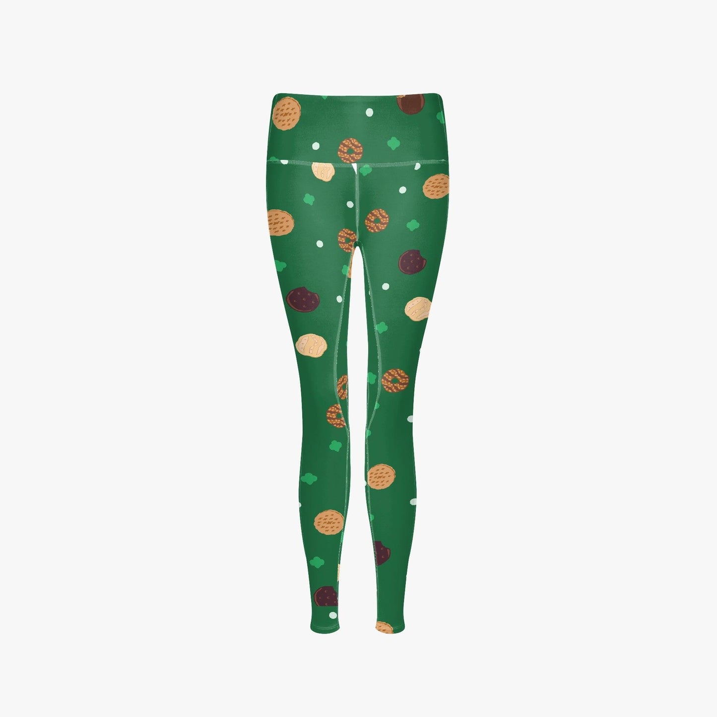 Girl Scout Cookie High-Rise Yoga Pants - ๐ช Fuel Your Cookie Sales with Comfort and Style! ๐ช - Whippie's