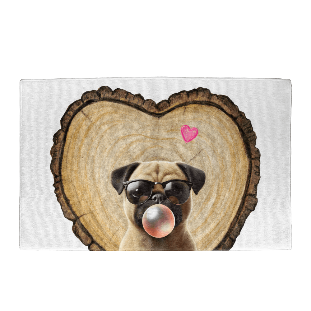 Pug Love Welcome Mat - ๐ Cuteness Overload! Welcome Home! ๐ - Whippie's