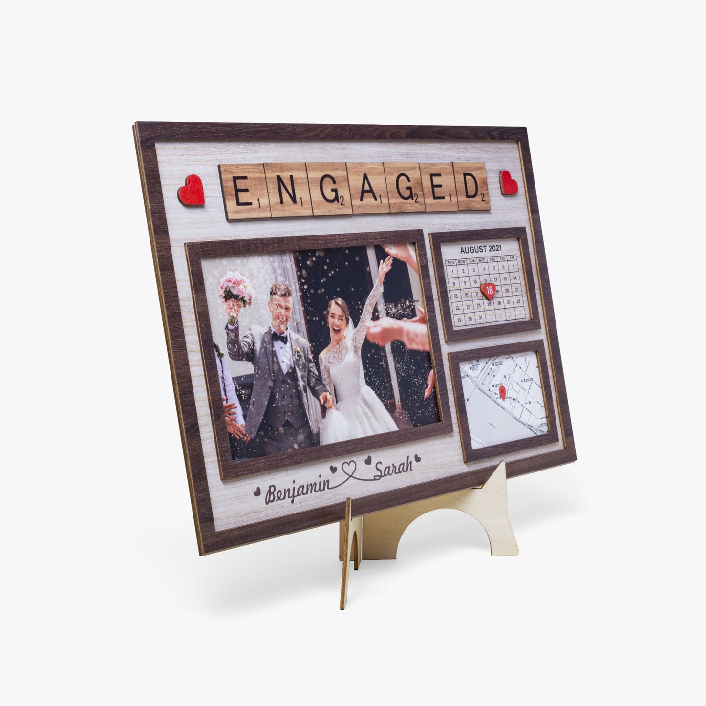 1207. Special Event Frame – Engagement, Wedding, Anniversary Gift - Personalizable - Whippie's