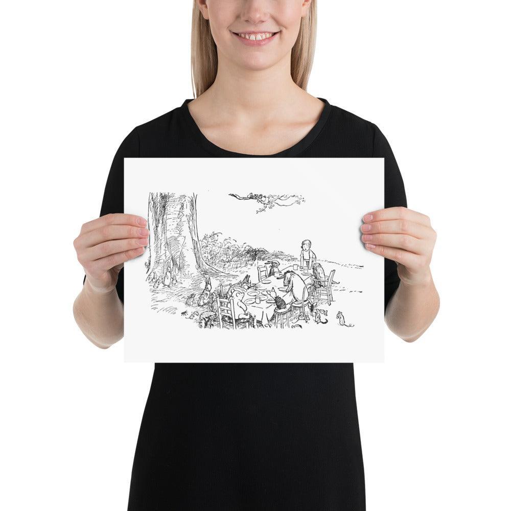 Classic Pooh - Picnic - Photo Poster - Whippie's