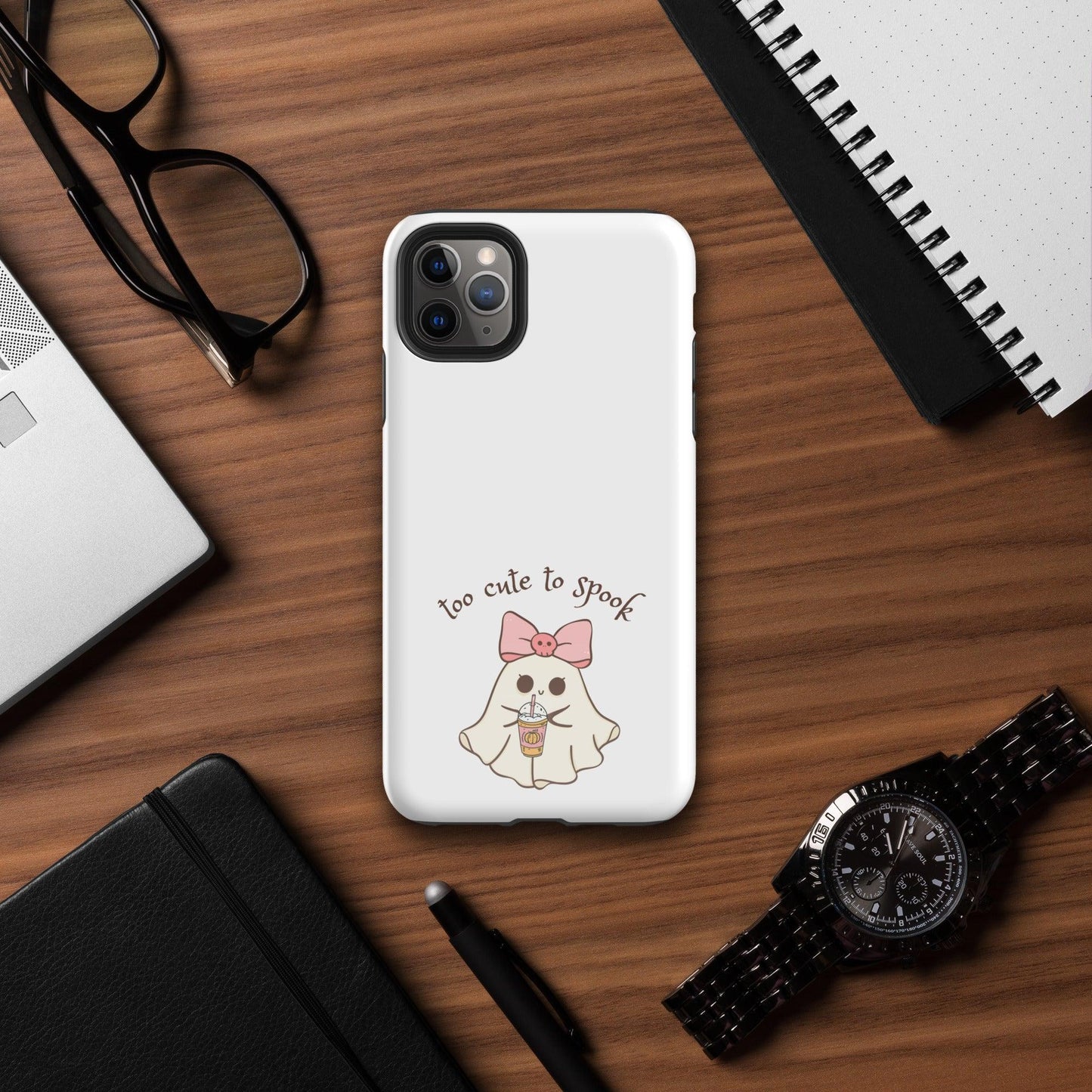 Too Cute to Spook Tough Case for iPhone® - 👻💖 Protect Your Phone with Spooky Cuteness! 💖👻 - Whippie's