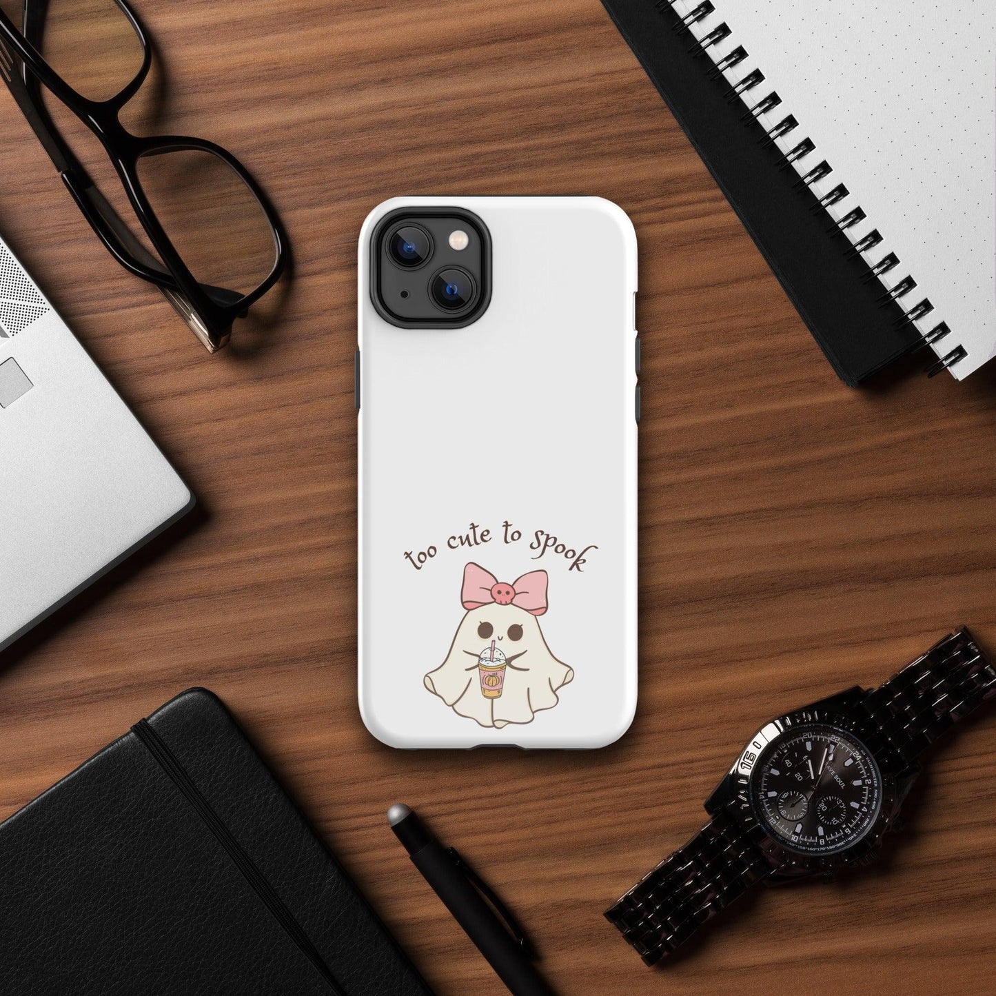 Too Cute to Spook Tough Case for iPhone® - 👻💖 Protect Your Phone with Spooky Cuteness! 💖👻 - Whippie's