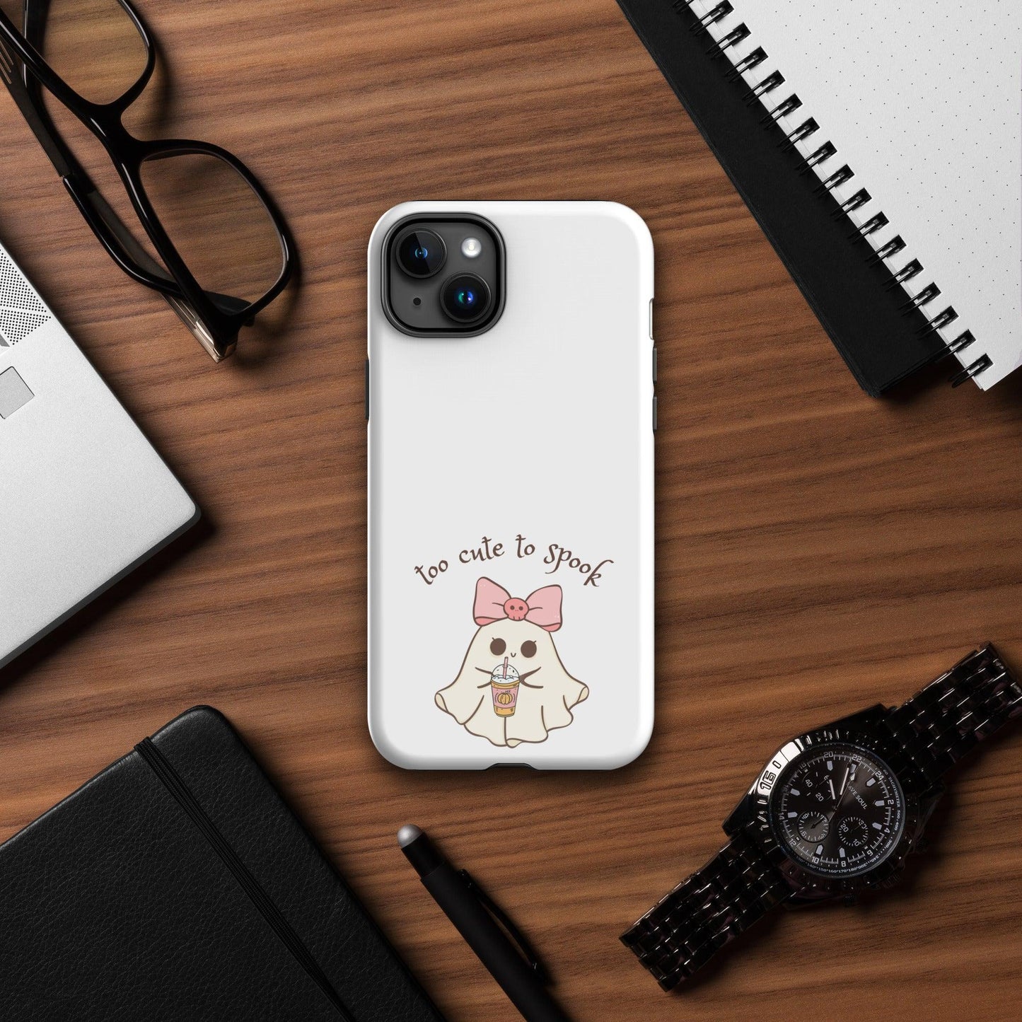 Too Cute to Spook Tough Case for iPhone® - 👻💖 Protect Your Phone with Spooky Cuteness! 💖👻 - Whippie's