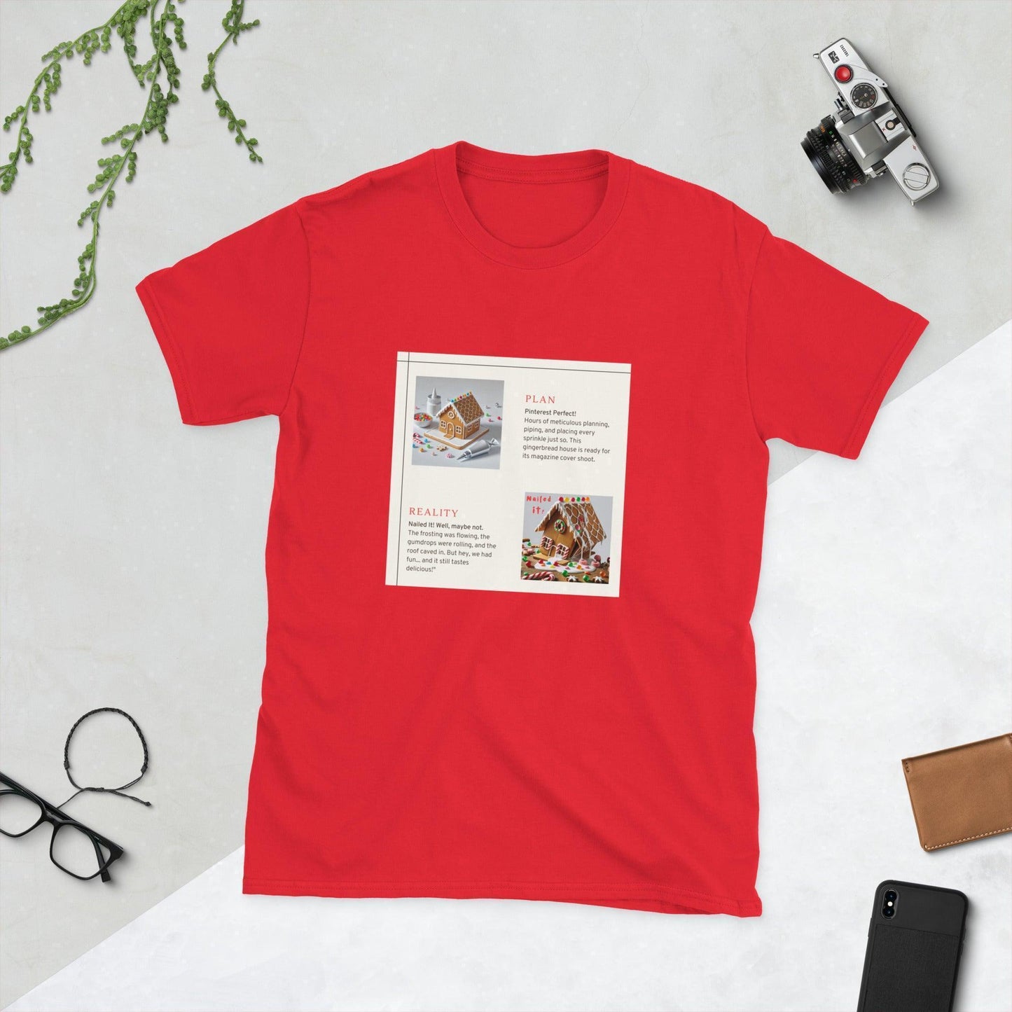 Nailed It! - Gingerbread House - Unisex T-Shirt - Whippie's